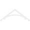 Ekena Millwork Pitch Legacy Architectural Grade PVC Gable Pediment, 72"W x 27"H x 1"P (9/12) GPP072X027X100LEG - alternate 3
